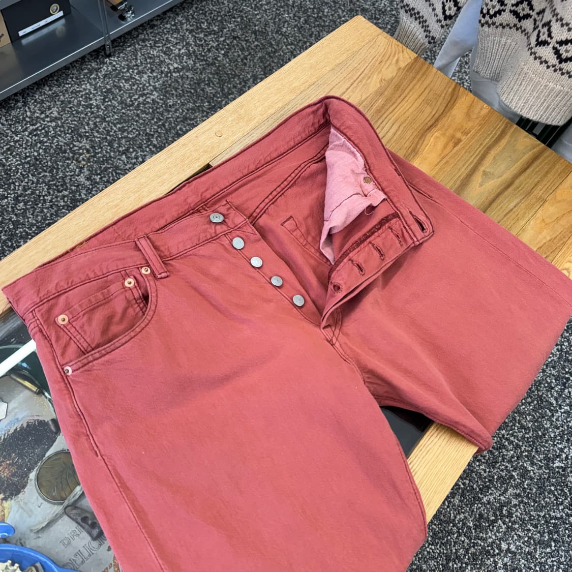 리바이스 501 오버다이드 스트레이트 진 (34)   상품이미지5