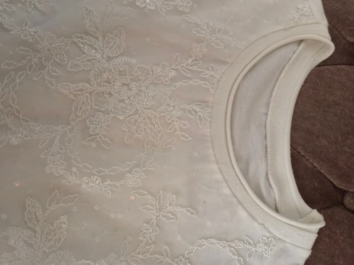 손정완 여성 비즈반팔티셔츠 85-92-160사이즈 상품이미지6