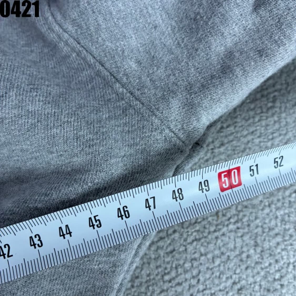 우알롱WL 회색 크롭 후드집업 xs 상품이미지4