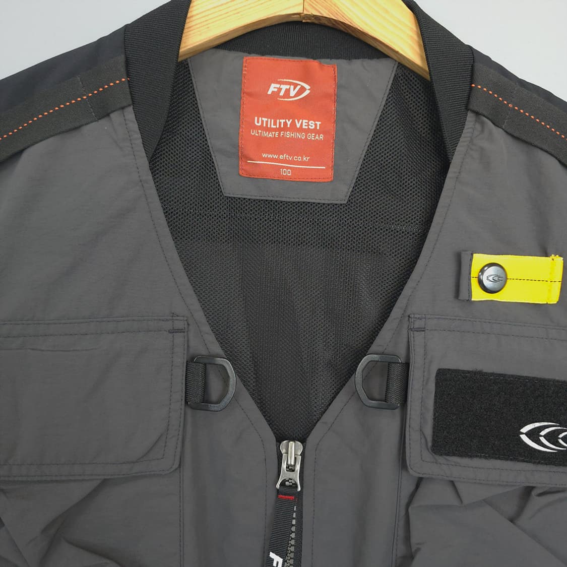 FTV 유틸리티 베스트 다포 포켓 조끼 차콜 100 상품이미지2