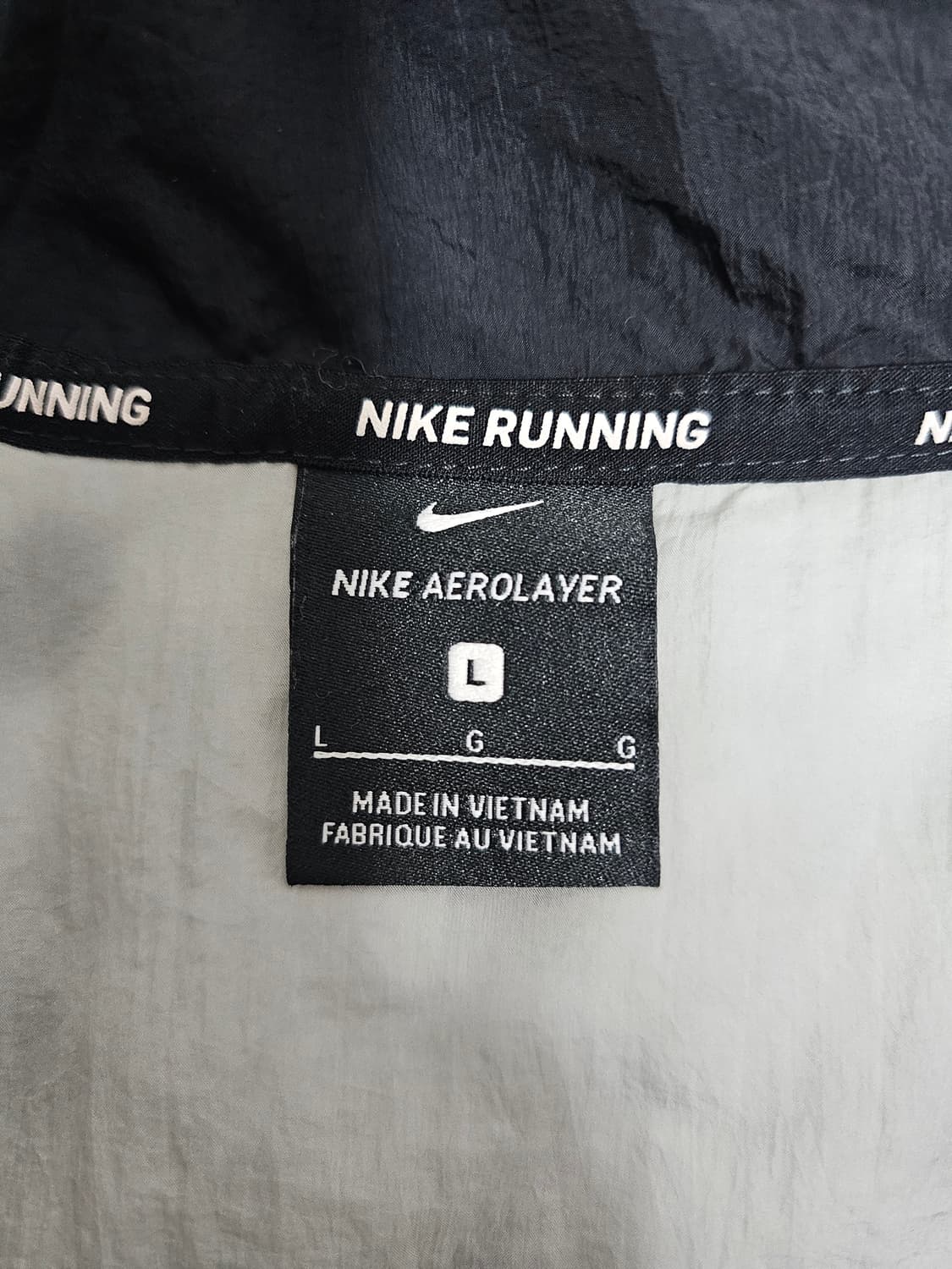 나이키 에어로레이어 러닝 경량자켓 L 상품이미지3