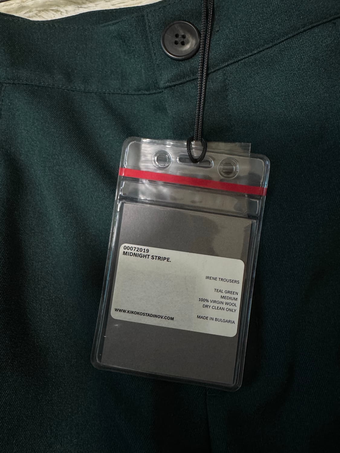 키코 코스타디노브 아이린 트라우저 틸 그린 M 상품이미지6