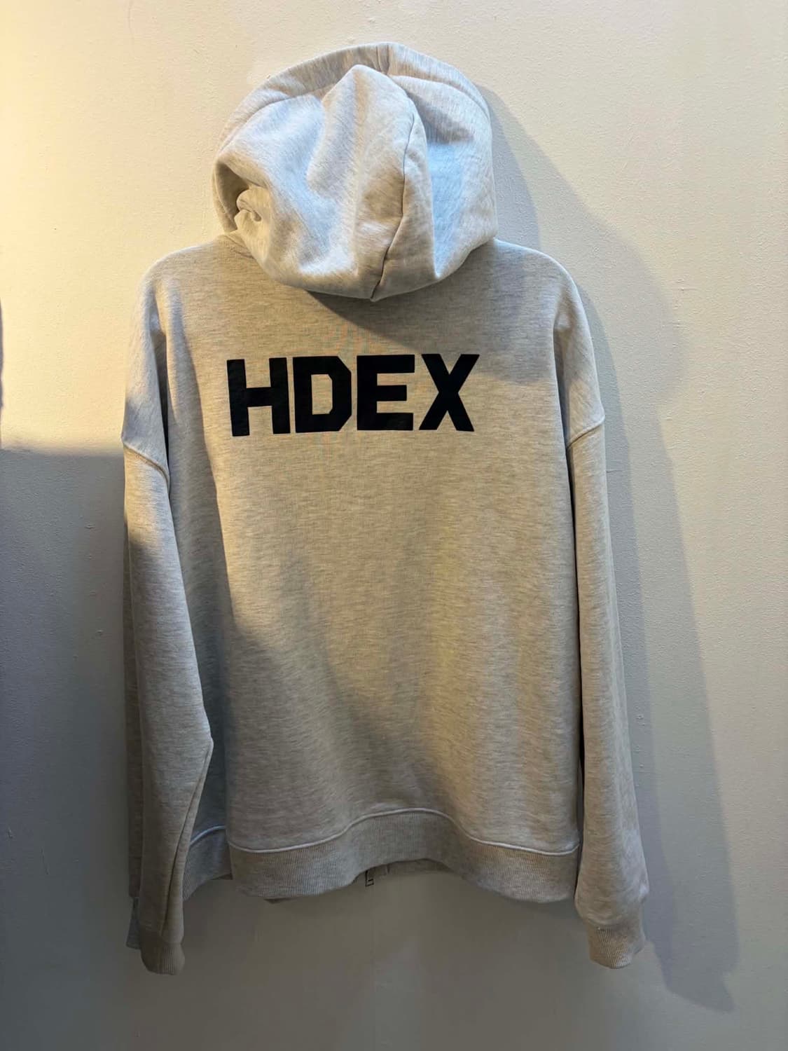 [M] HDEX 에이치덱스 라이트 그레이 후드집업 상품이미지2
