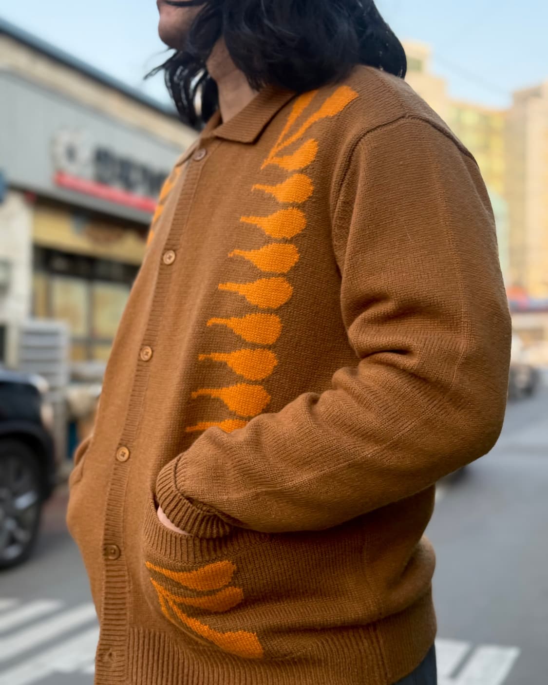 오베이 우드 수베니어 가디건 L 상품이미지9