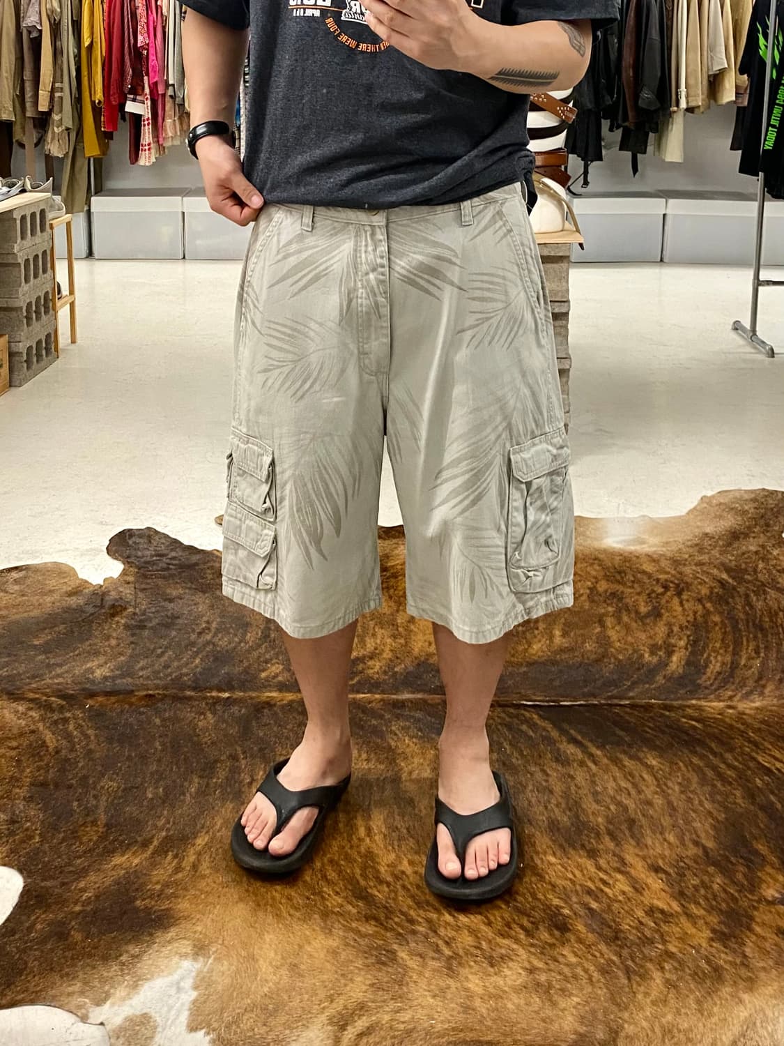 WRANGLER bermuda cargo pants 랭글러 버뮤다 카고 상품이미지1