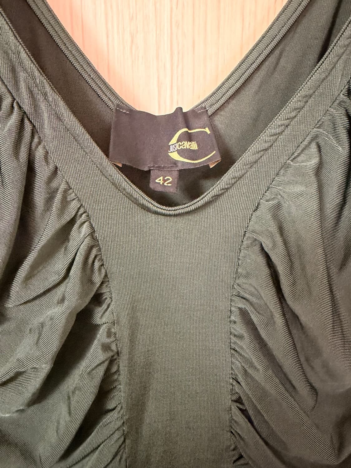 JUST CAVALLI 이탈리 레이온 셔링 롱원피스 여름원피스 상품이미지6