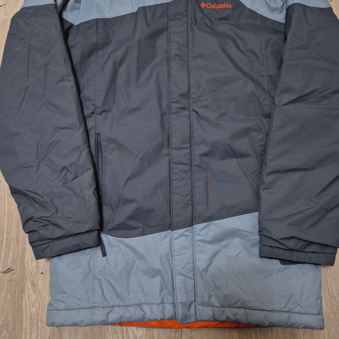 컬럼비아 남성 배색 후드 바람막이 자켓 L(100) 상품이미지3