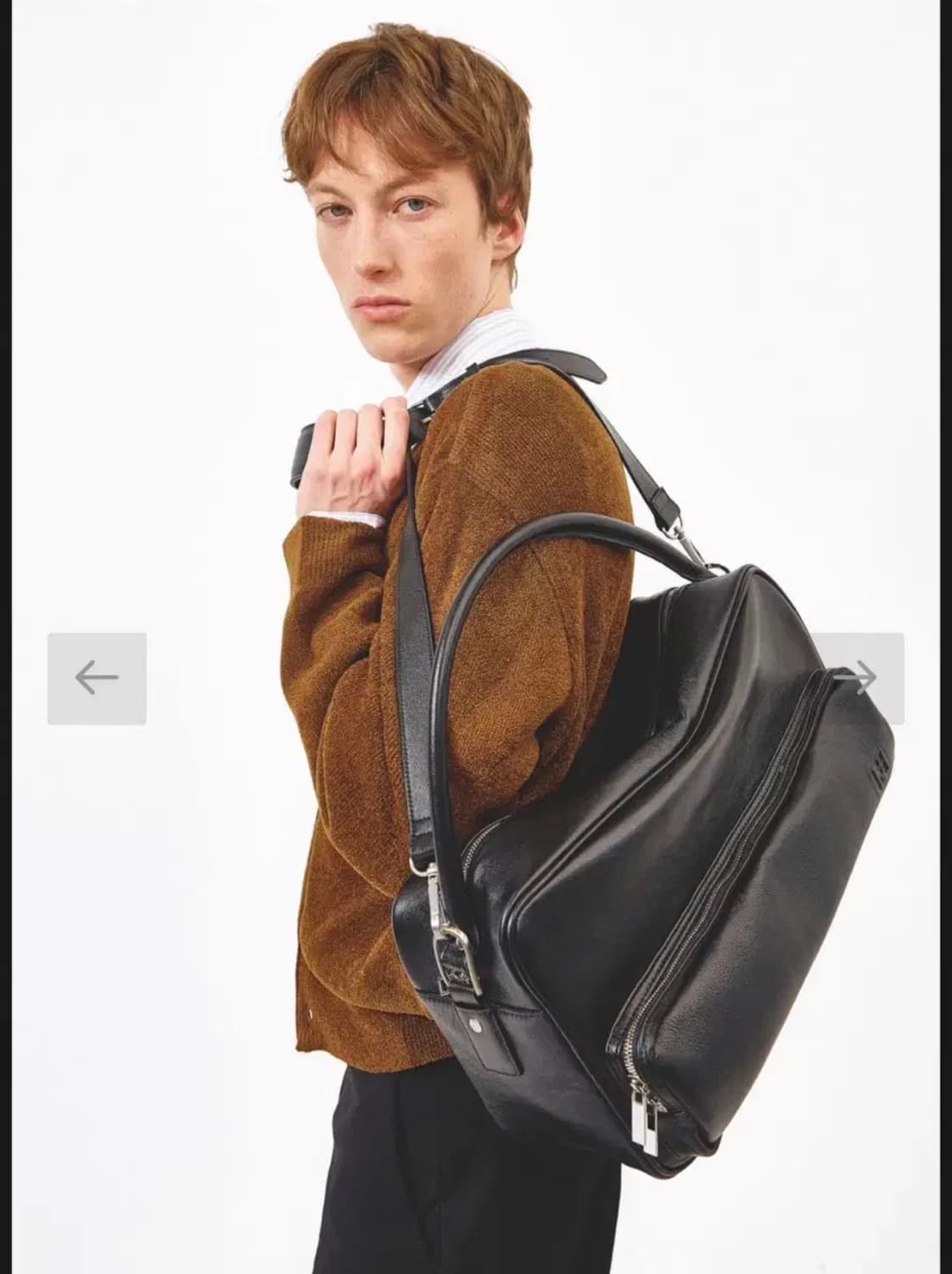 라벨아카이브 가방 샌드백 Sander bag black 상품이미지3