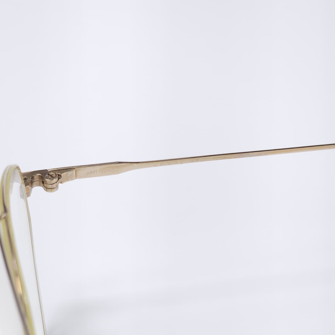 90년도 18K 도금 빈티지 투브릿지 안경 상품이미지4