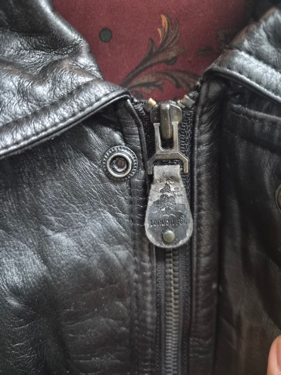 100) 런던포그 빈티지 레더 자켓 팝니다 01 상품이미지4