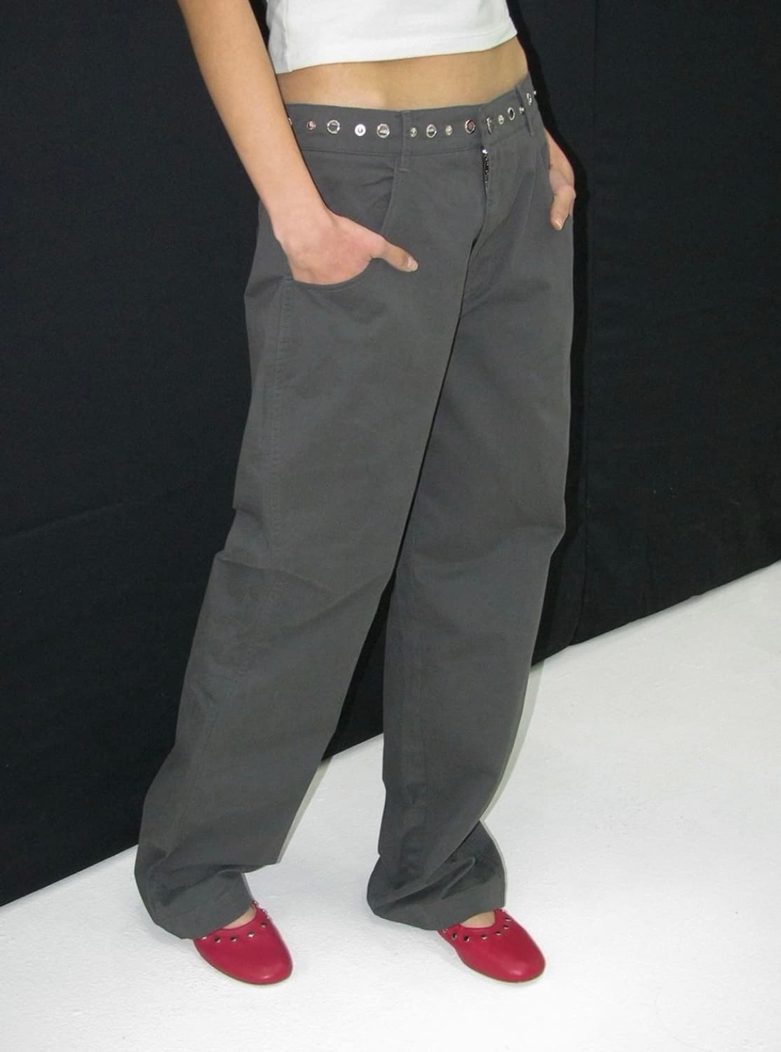 파르티멘토 우먼 pointed double waist pants  상품이미지10