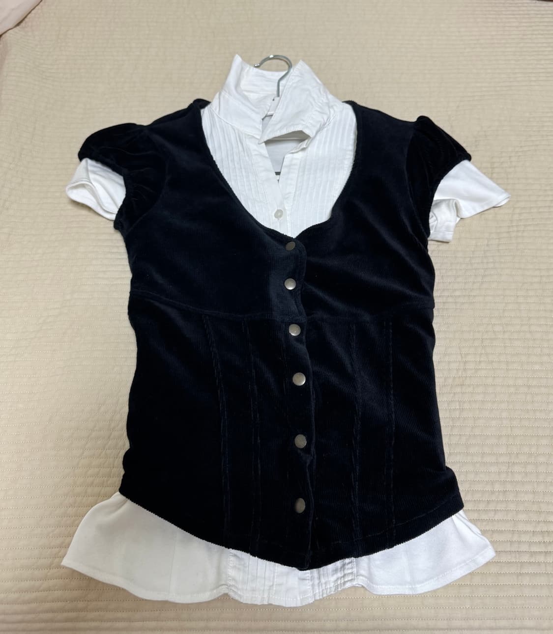 shop502 빈티지 긱시크 나라카미체셔츠+긱시크베스트 상품이미지2