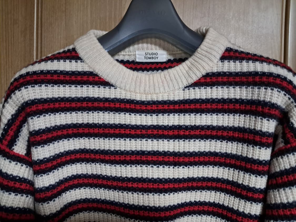 톰보이 크롭 스웨터 F 상품이미지4