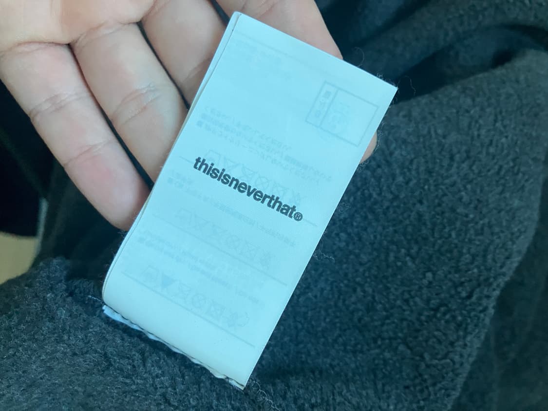 (XL) 디스이즈네버댓 반집업 후리스 상품이미지2