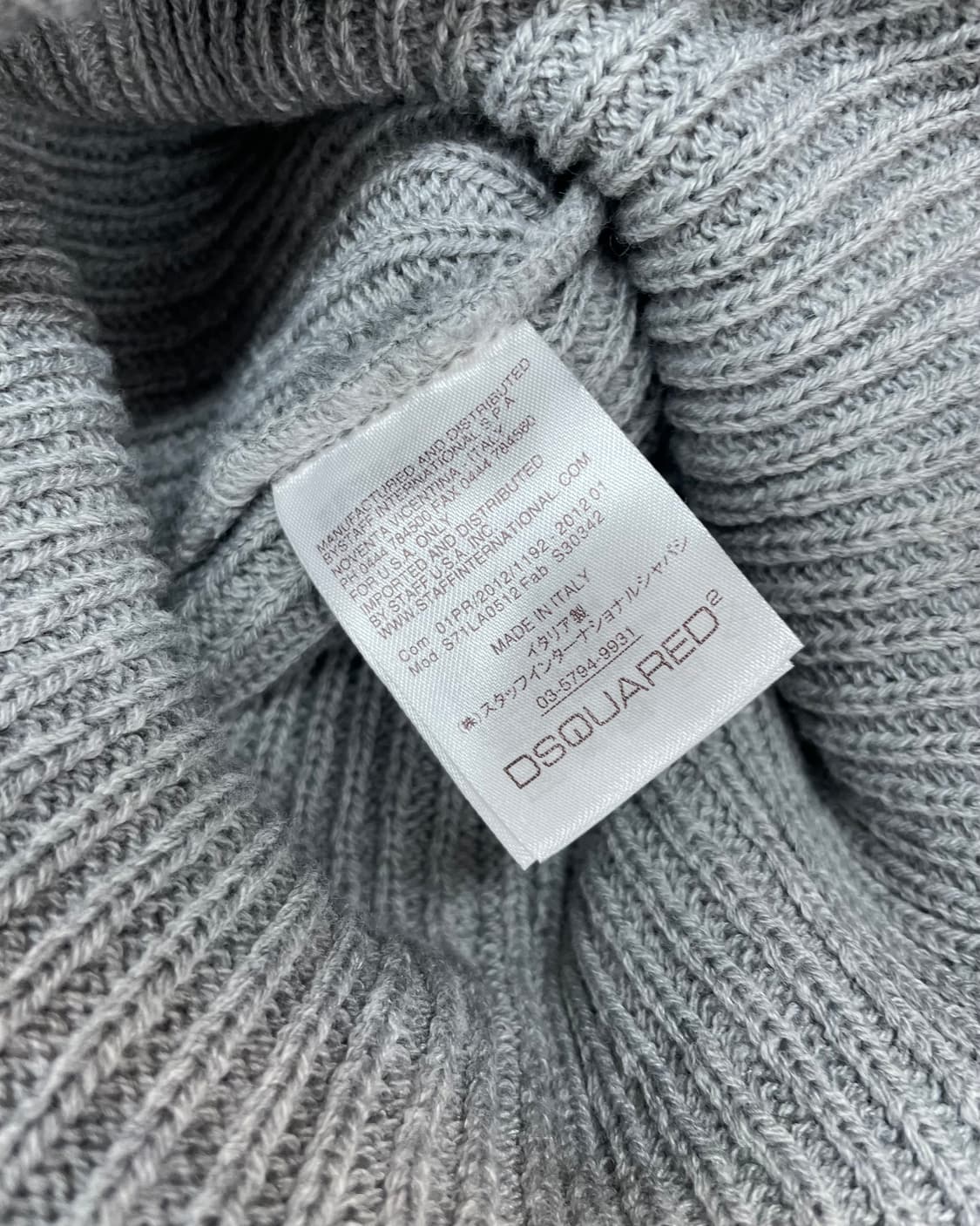 디스퀘어드2 그레이 폼폼 비니 상품이미지2