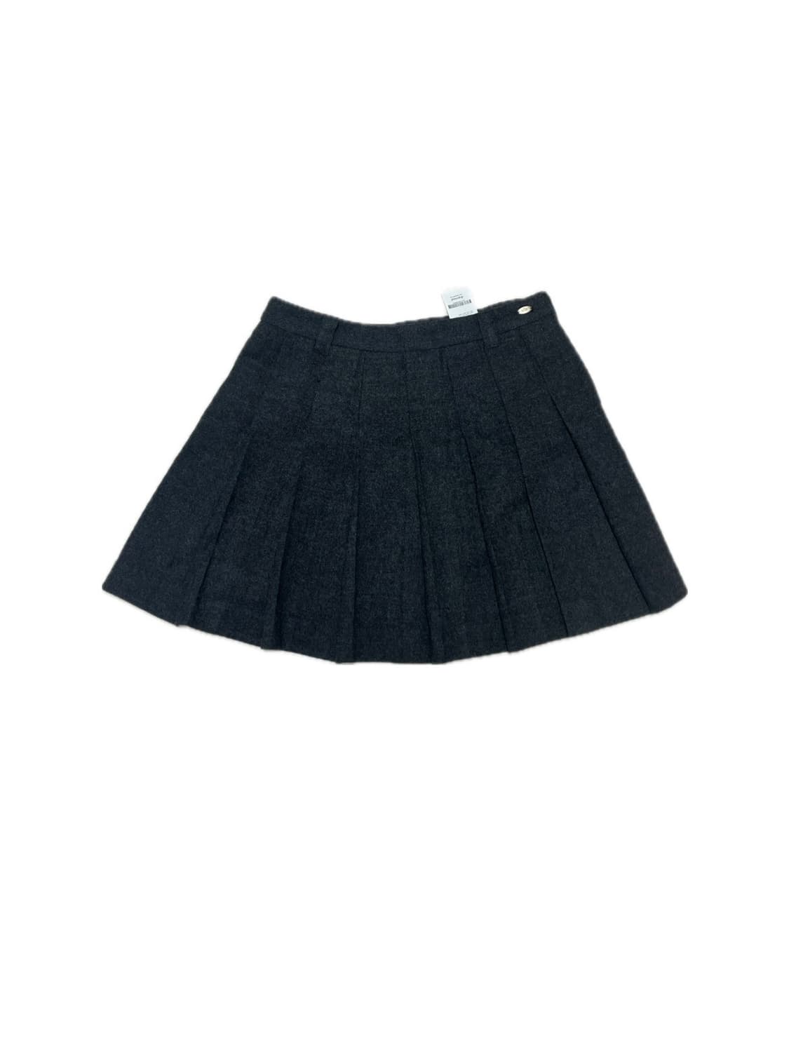 드파운드 플리츠 스커트 차콜 상품이미지1