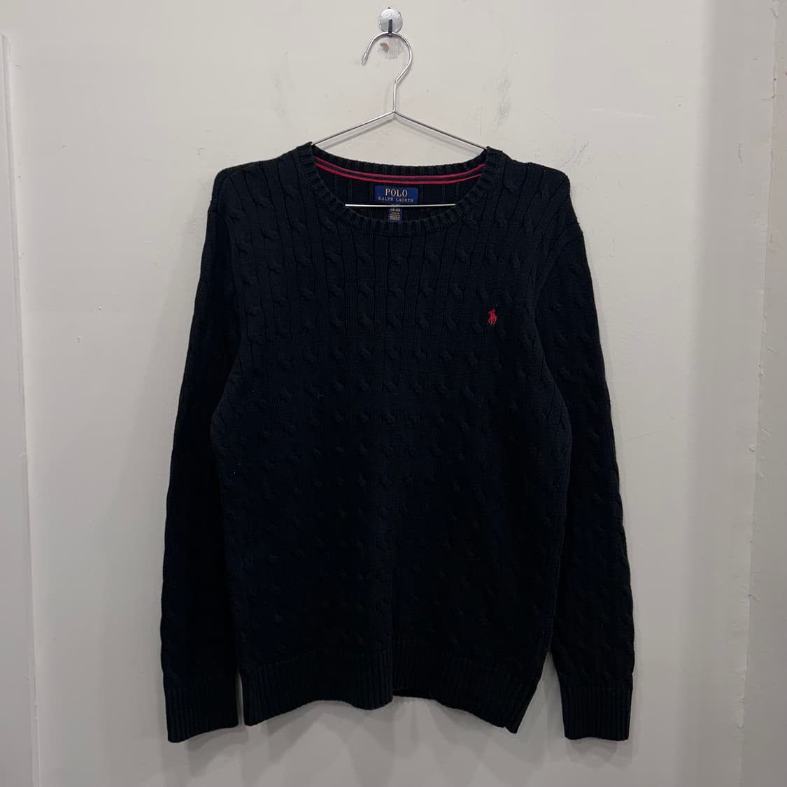 폴로 랄프로렌 스몰포니 꽈배기 코튼 니트 상품이미지2