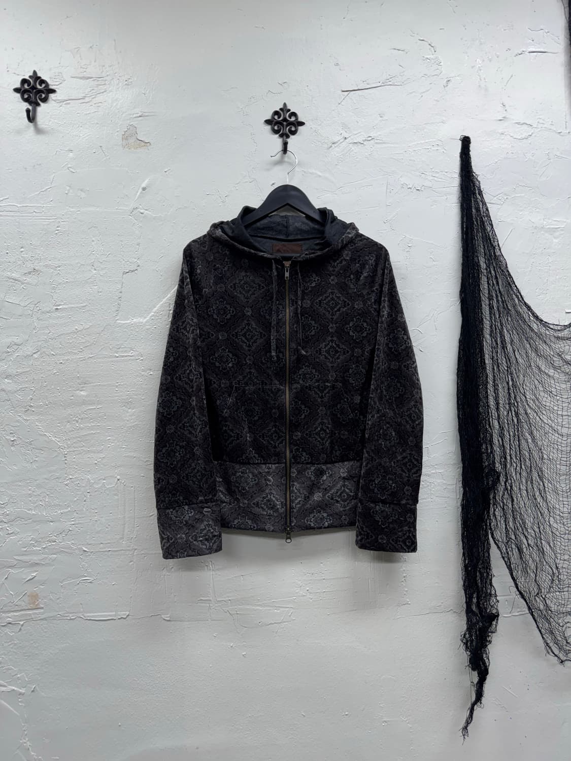Goa 00s oriental velour hoodie  상품이미지2