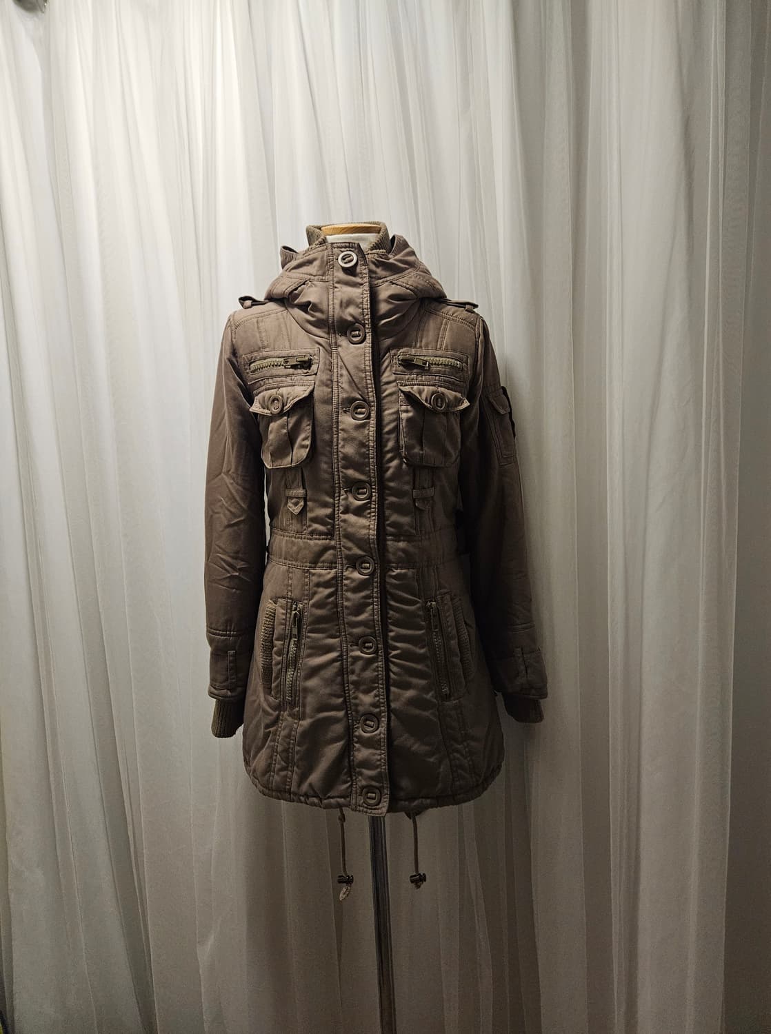 clubclubclub 2000s 빈티지 카고y2k 그런지페어리 야상패딩 상품이미지1