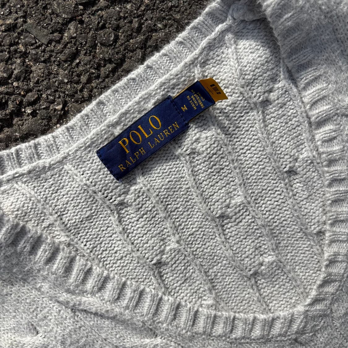 폴로 랄프로렌 케이블 니트 베스트 상품이미지3