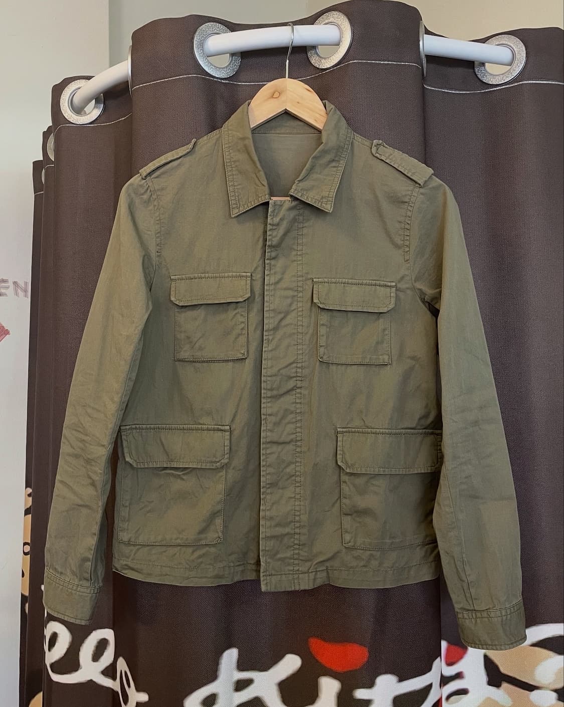 올리브 플랩포켓 셔츠 [무배] 상품이미지1