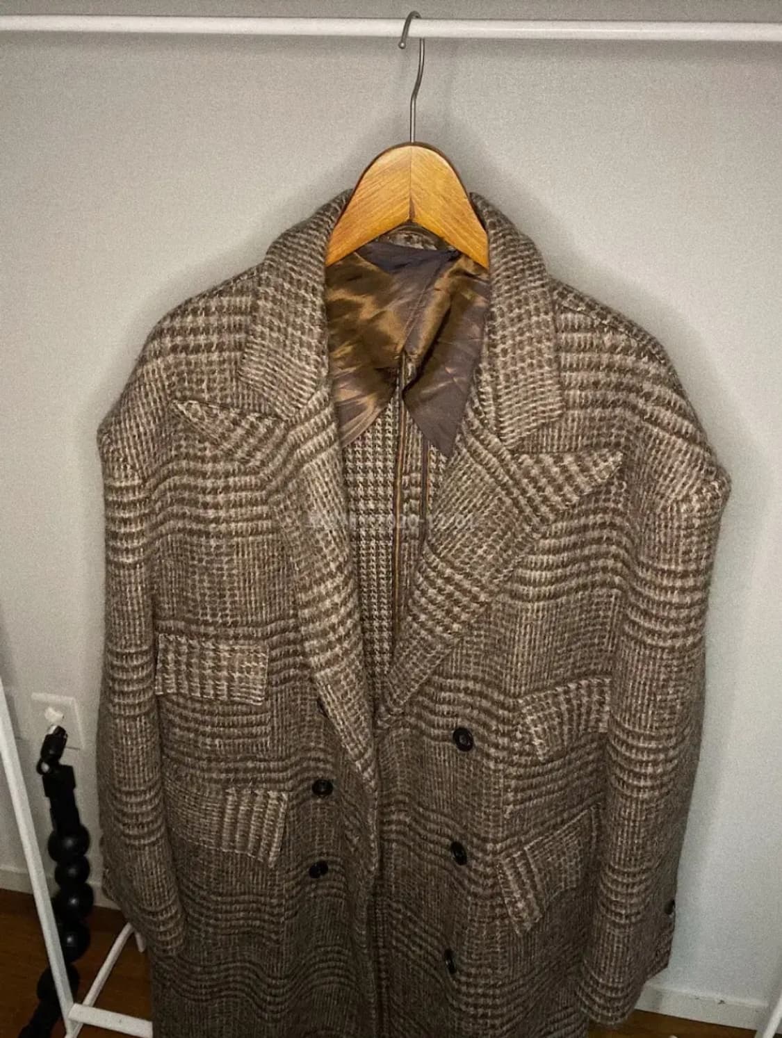 pas024 체크코트 상품이미지3