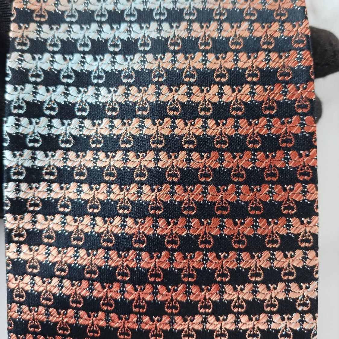 피에르 발망 실크 브라운 패턴 넥타이 8.9cm A+등급 A19364
 상품이미지8