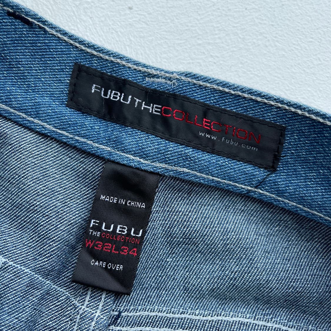 푸부 클라우드 패치워크 올드스쿨 와이드 데님 팬츠 상품이미지10