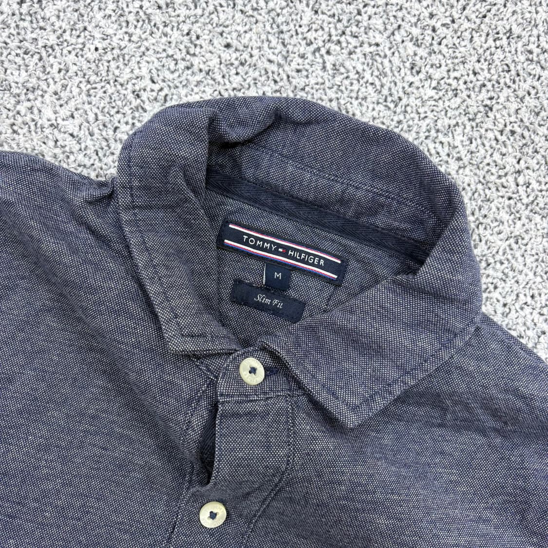 M 타미힐피거 남성 슬림핏 반팔 티셔츠 0319J 상품이미지2