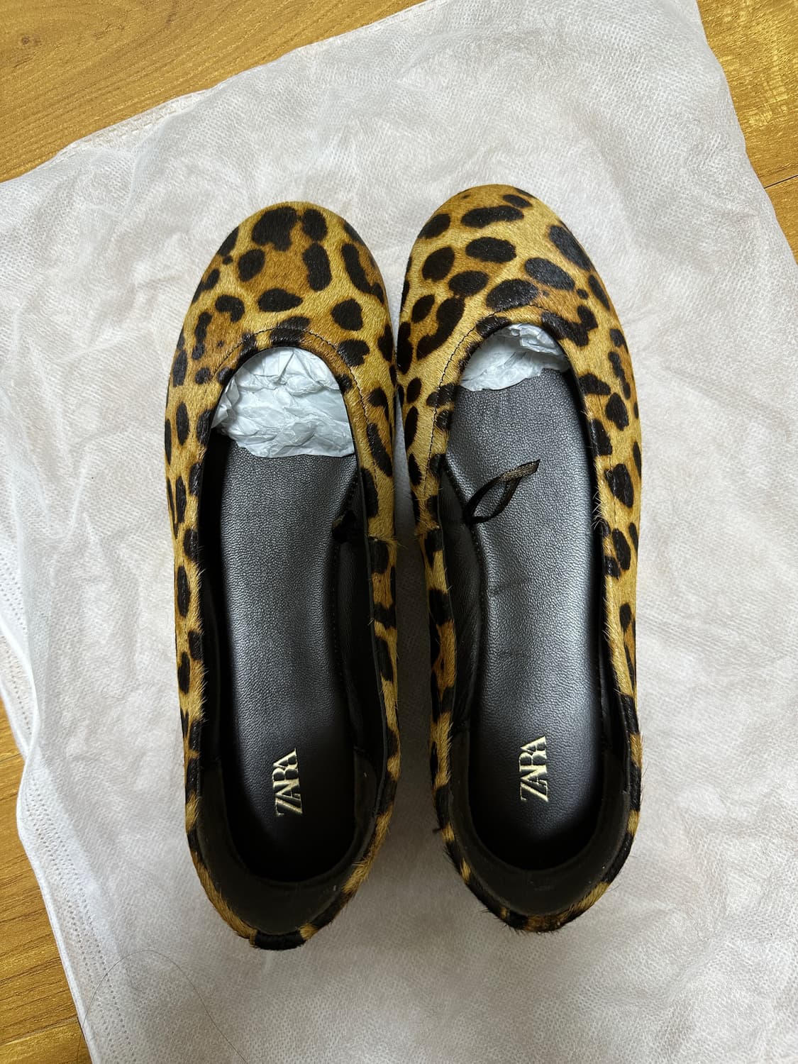 레오파드 송치 플랫슈즈 상품이미지4