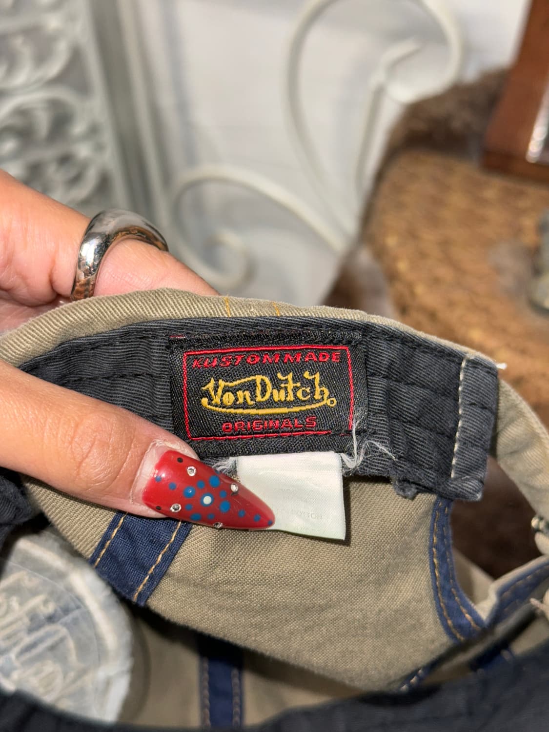 Von Dutch ash khaki logo ball cap 상품이미지5