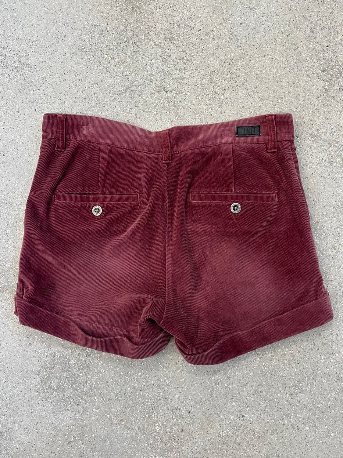 Diesel 디젤 버건디 코듀로이 팬츠 상품이미지3