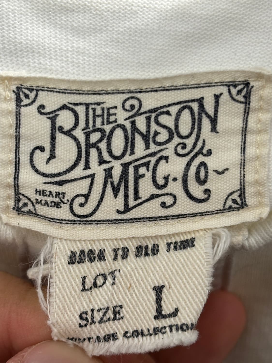 브론슨 헨리넥 반팔 티셔츠 L 상품이미지4