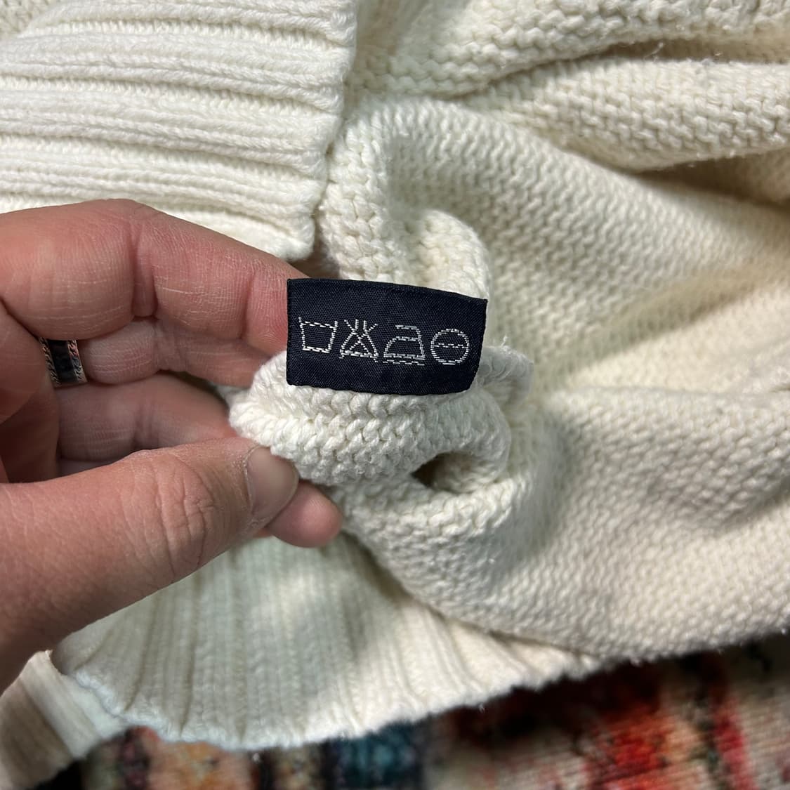 [L] 폴로 랄프로렌 포니 자수로고 니트 화이트 상품이미지5