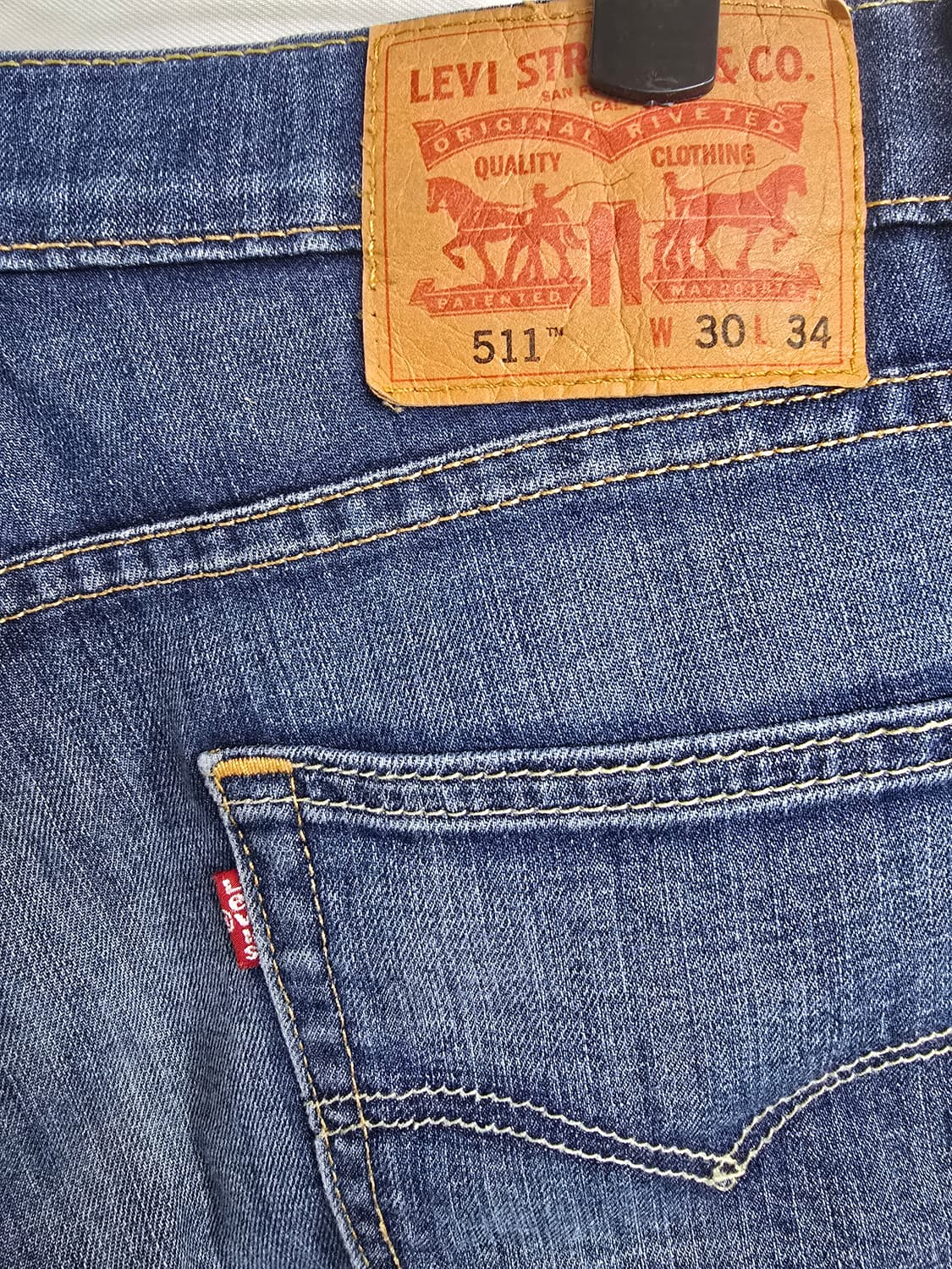 리바이스 511청반바지 데님 반바지 (1960) 상품이미지3