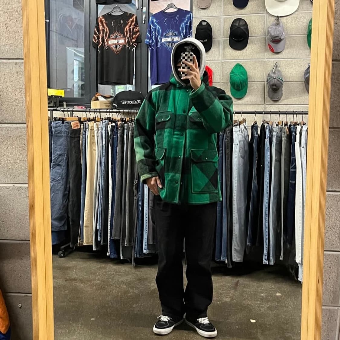 80s Johnson 매키노 울 자켓 (100-105) 상품이미지3