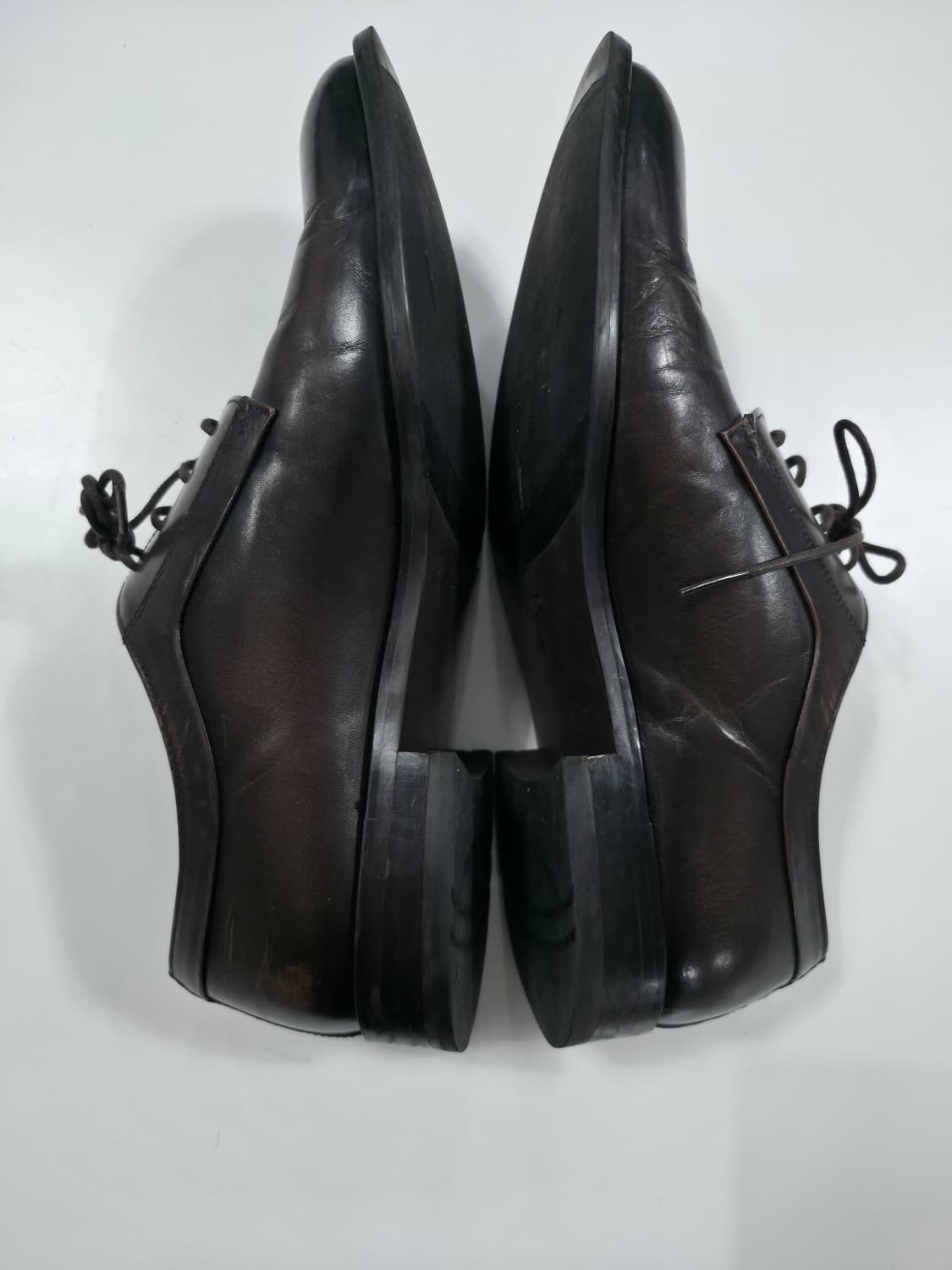 탠디 다크 브라운 레더 더비 슈즈 260 상품이미지4