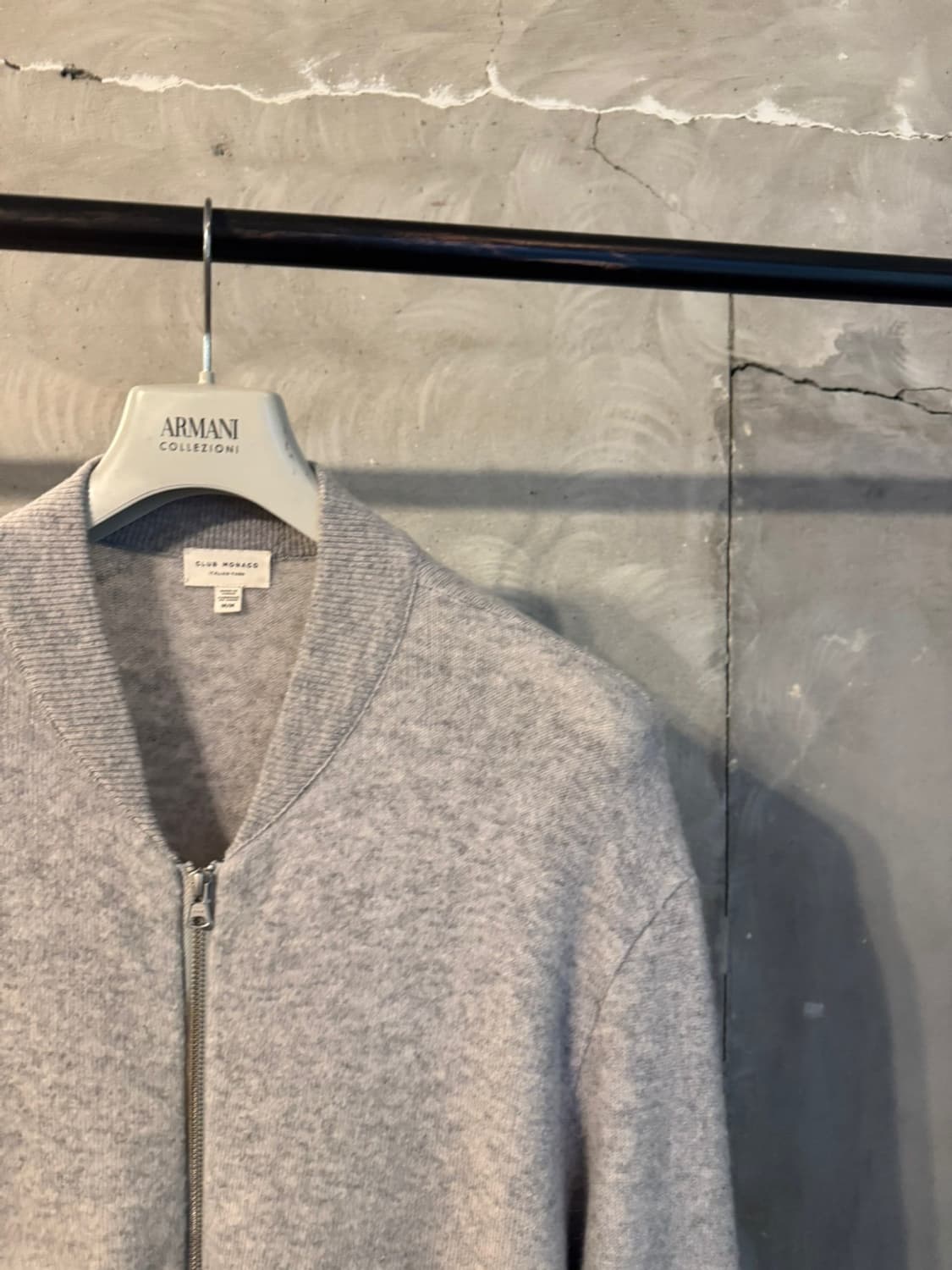 클럽모나코 니트 블루종 100 상품이미지4