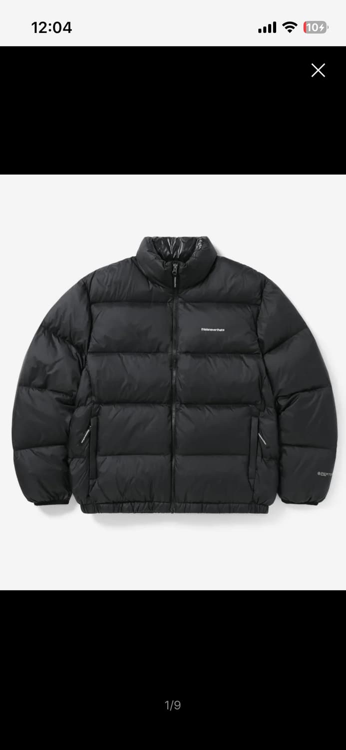 디스이즈네버댓 패딩 블랙 S 상품이미지1