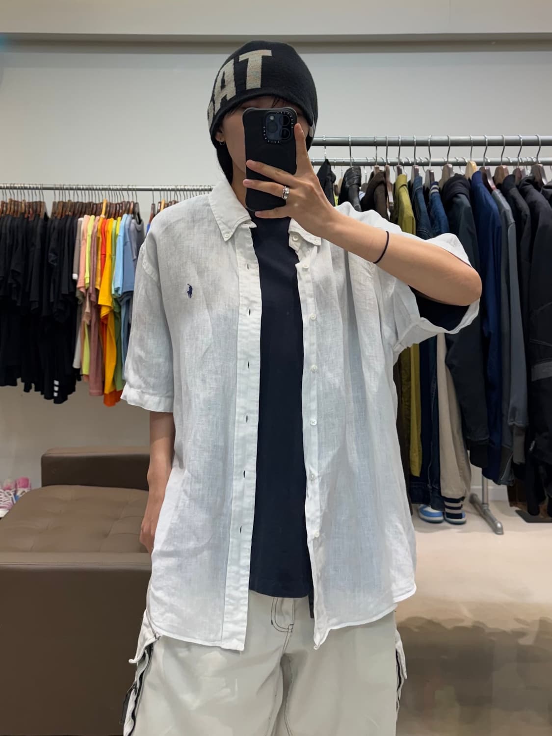 폴로 랄프로렌 린넨 반팔셔츠 상품이미지6