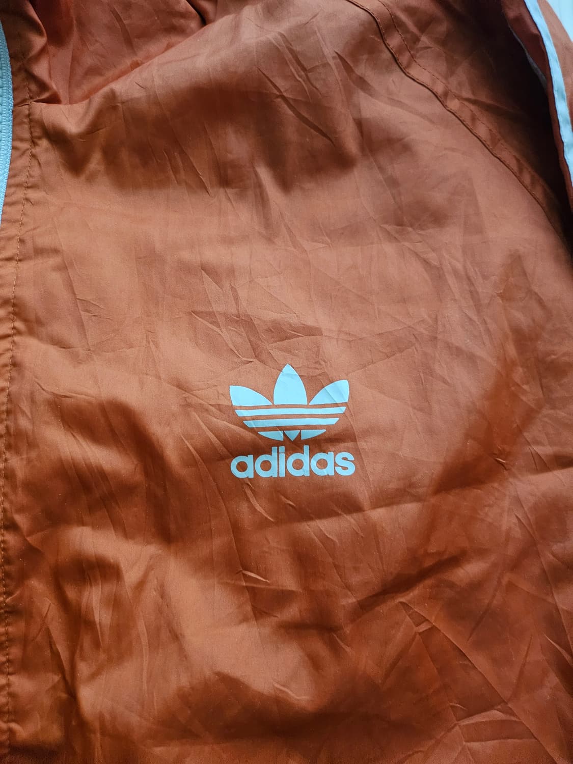 올드스쿨 아디다스 오렌지색 바람막이  상품이미지2