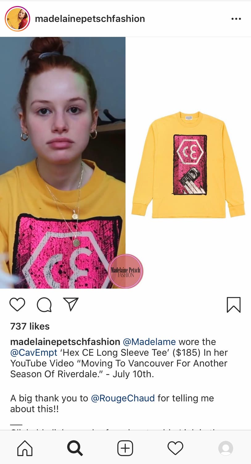 [L] 카브엠트 헥스 씨이 롱 슬리브 티 상품이미지9