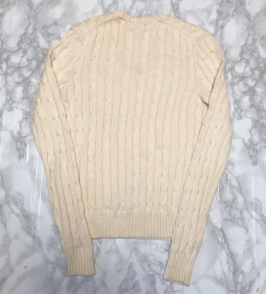 폴로 랄프로렌 니트 상태굿 브이넥 꽈배기 여성용 상품이미지3