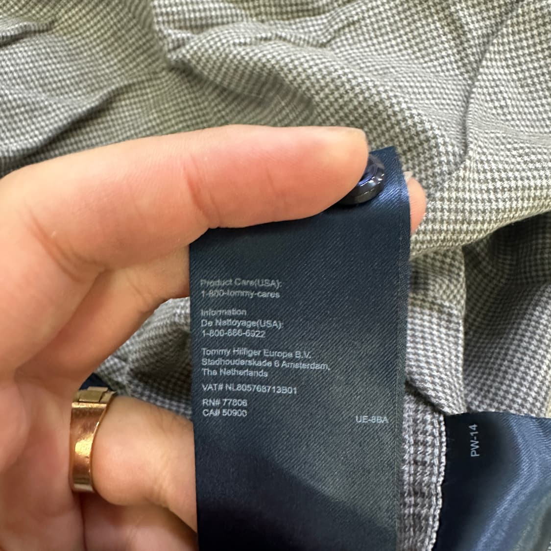 S 타미힐피거 그레이 슬림핏 셔츠 0429D 상품이미지4