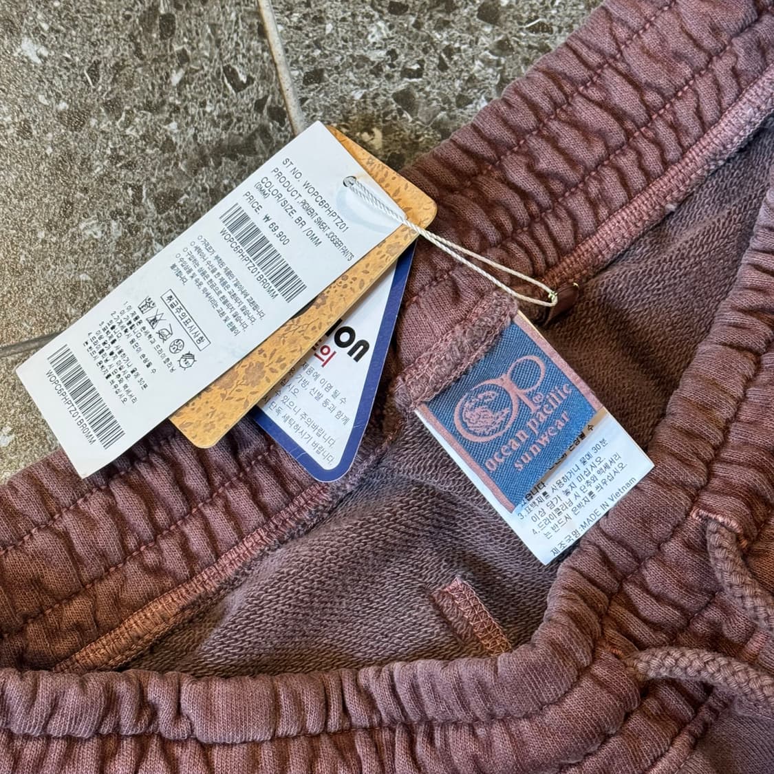 워싱조거팬츠 m 새상품 상품이미지5