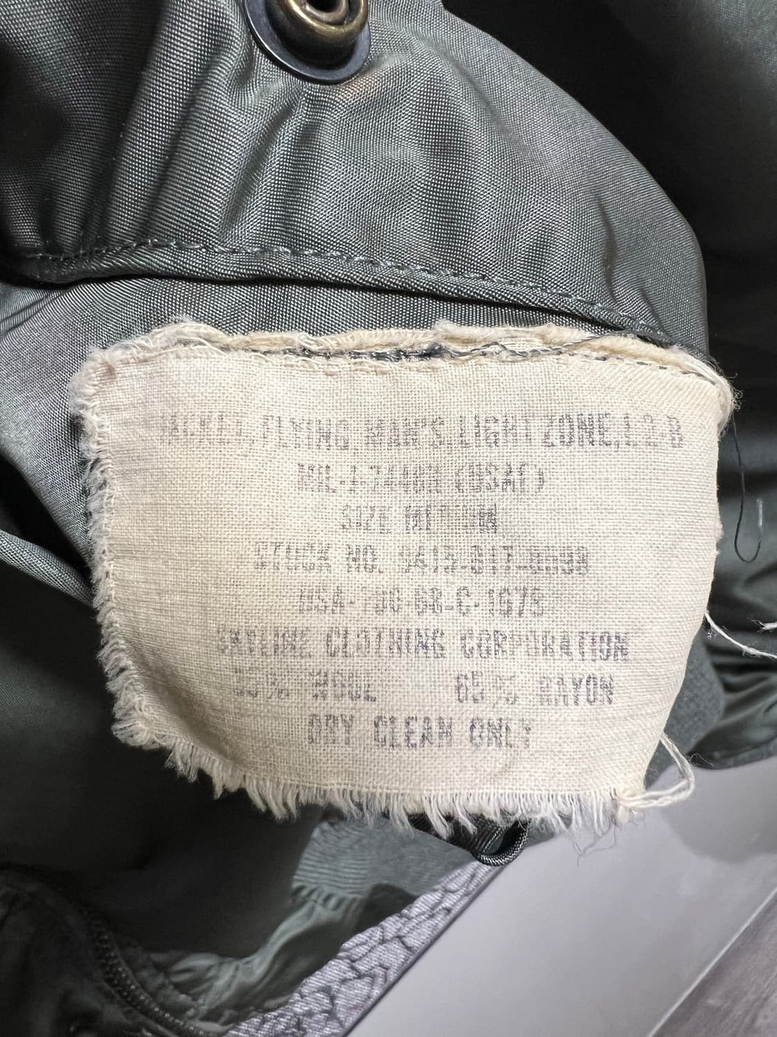 60‘s usaf L2-b 플라이트 자켓 상품이미지9