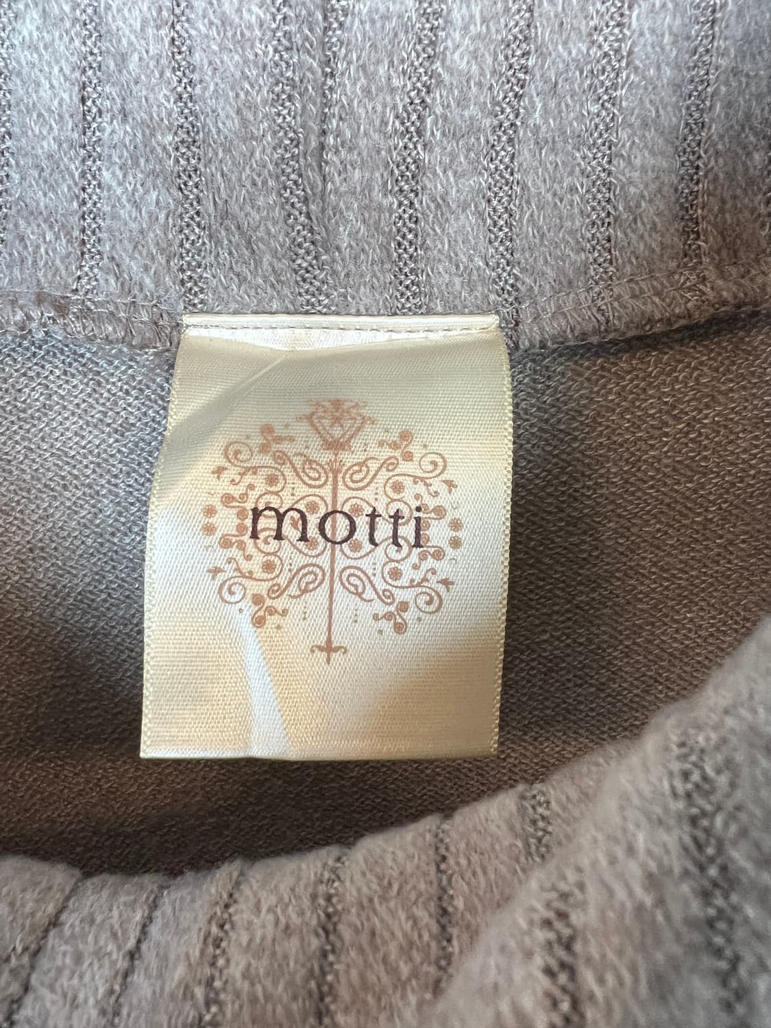 T095 JPN 모리/러블리/펑크/Y2K 포켓디테일 니트 목폴라 M-L 상품이미지3