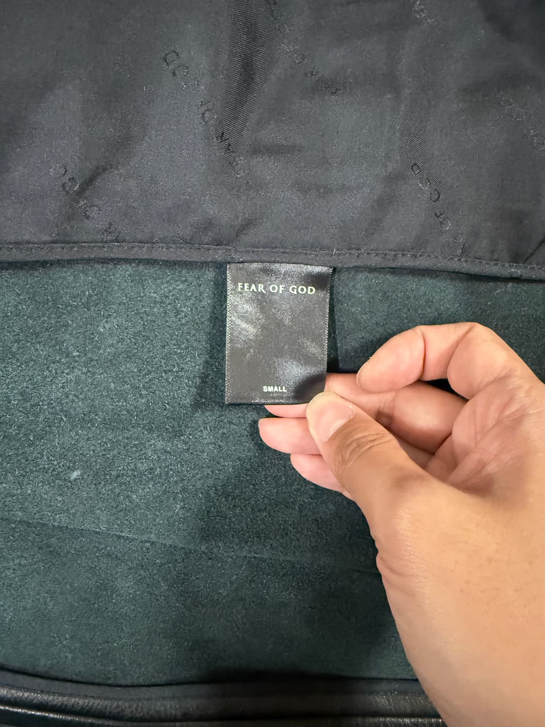Fear of God/피어 오브 갓/피오갓 반팔 레더 코트 상품이미지3