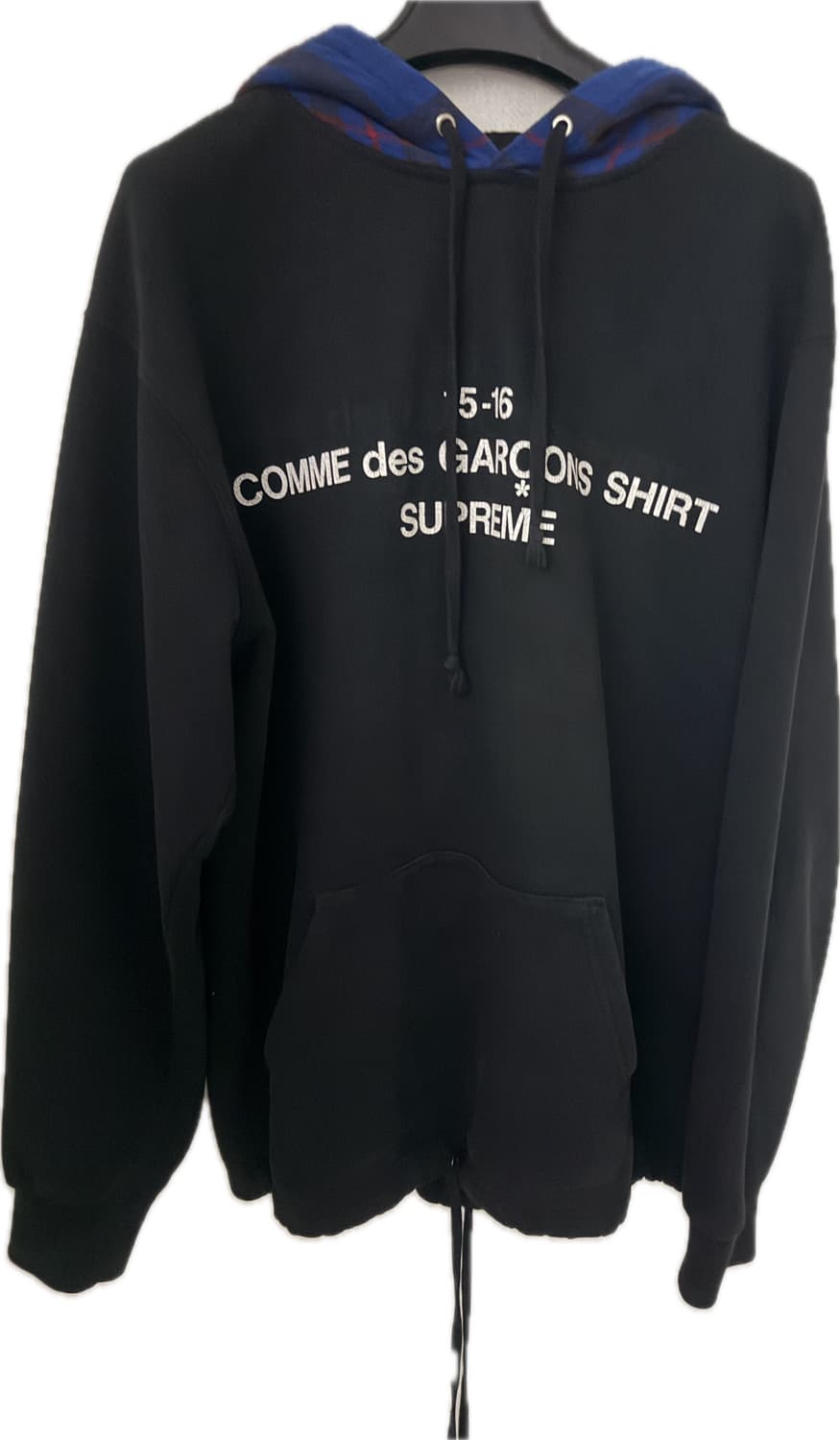 (나우아임영 쇼미 착용) 꼼데 슈프림 후드티 상품이미지2