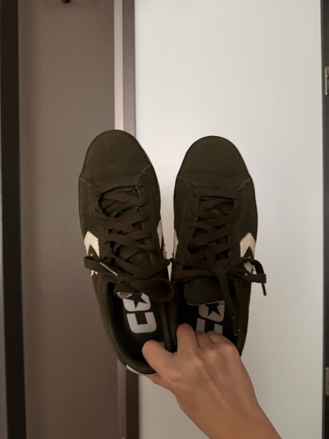 컨버스 콘스 PL 벌크 프로 스웨이드 포레스트 쉘터 로우 캔버스화 상품이미지5